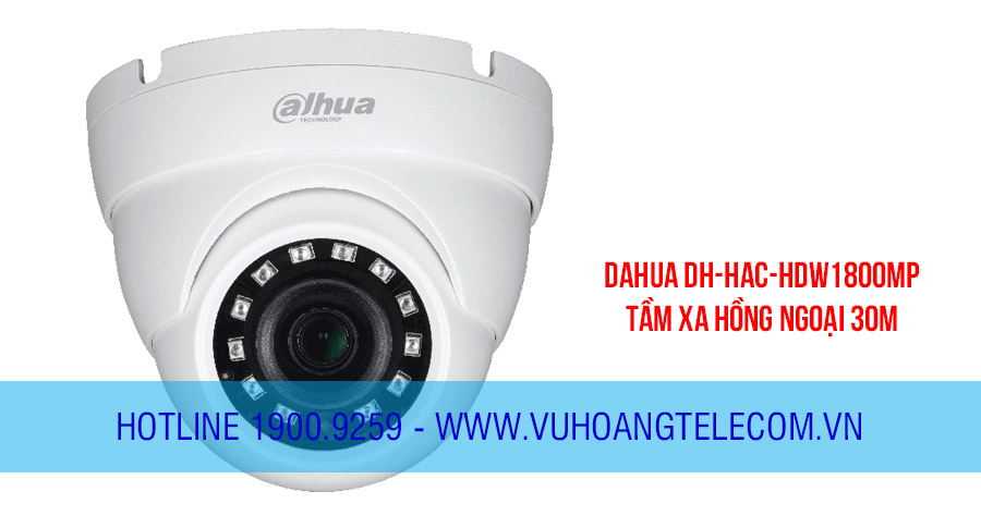 Camera HDCVI 8MP DAHUA DH-HAC-HDW1800MP